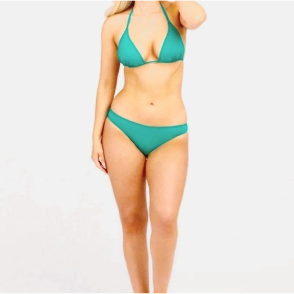 NWT Spanx Swim Bikini Mystic Green Bottoms Women’s Size XL
